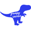 Grumpysaurus Funny Blue T-Rex Dinosaur