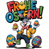 Happy Easter Bunny Cartoon