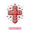 Cœurs croisés Jésus m’aime