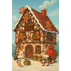 Alsace Half-timbered house fairytale gingerbread