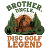 Brother Uncle Disc Golf Legend Scenic