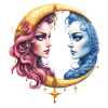 Twin Moon: Faces in Eclipse