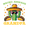 Cactus Macho Grandpa Taco Sombrero