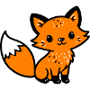 Fuchs Niedlich Comic