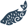 Wirbelfisch-Silhouette
