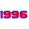 1996 Neon Retro Logo