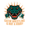 Alligator-bryting er ikke en hobby Morsom alligator
