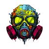 Gas Mask Graffiti