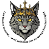 King Cat with Crown