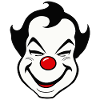 Cheerful Clown Face Carnival Carnival Carnival