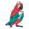 Parrot Nurse Clipboard