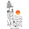 Sunset Sun Circle