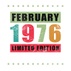 February 1976. February 1976 Birthday present.