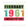 Février 1961 anniversaire Février 1961 Février
