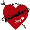 Valentine's Day Heart Font Design