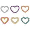 Filigree lace hearts