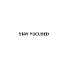 Stay Focused Typography Tee