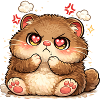 Kitten with heart eyes