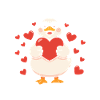 I Steal Hearts Goose