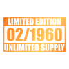 66th Birthday Limited Edition - ꝏ Supply 02/1960