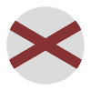 Alabama round flag