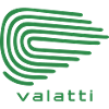 Valatti Green Wave Line Abstract