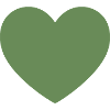green heart green gift valentine's day