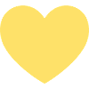 yellow heart yellow gift Valentine's Day