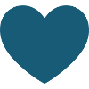 blue heart gift valentine's day