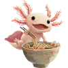 Axolotl Ramen Nudeln