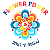 Flower Power Farbblüte Design