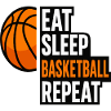 Eat Sleep Basketball Repeat Quote
