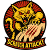 Scratch Attack Wütende Katzenklauen-Design