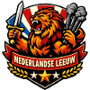 Lion hollandais avec épée et fumée