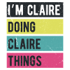 I’m Claire Doing Claire Things Retro Colors