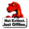 Not Extinct Just Offline Dino