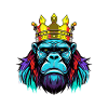 Gorilla Neon Crown