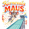 Carnival Mouse Ski Jumping Funny