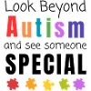 Autism Awareness Autistic People Look Beyond