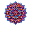 Rainbow Mandala Kaleidoscope