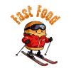 Fast food on skis