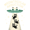 Enlèvement drôle d’extraterrestre chat