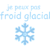 Frisson Glacial Flocon Bleu