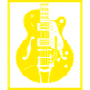 Retro Guitar Silhouette