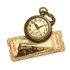 Historical Clock Locomotive