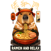 Capybara Ramen and Relax