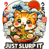 Kawaii Cat I Need Ramen