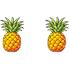 Two pineapple