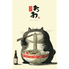 Pummeliges Katzen-Nudelfest
