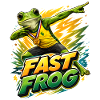 Frosch mit Goldmedaille